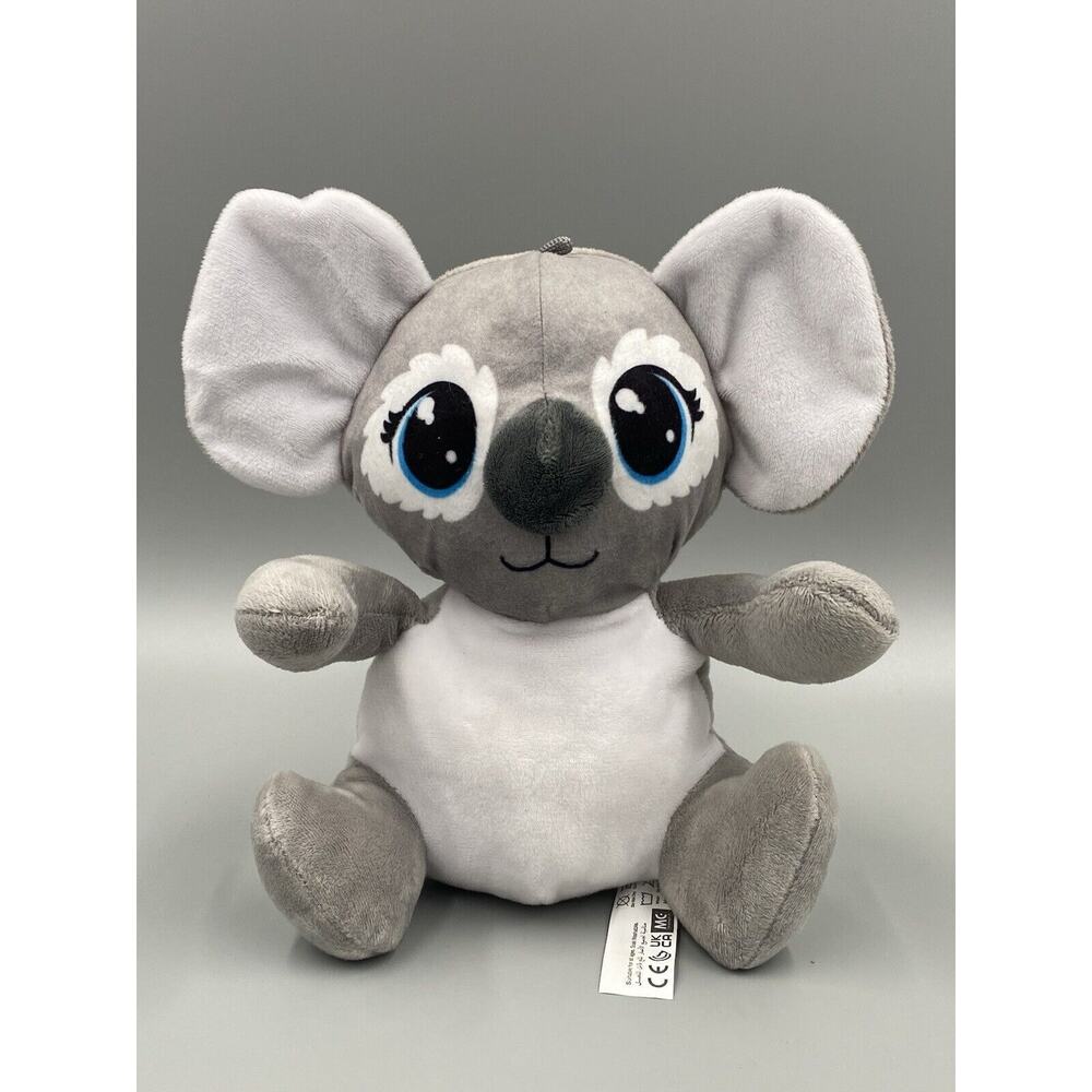 Whitehouse Leisure 7.5” Gray Koala Bear Soft Plush W/ Big Ears Stuffed Animal